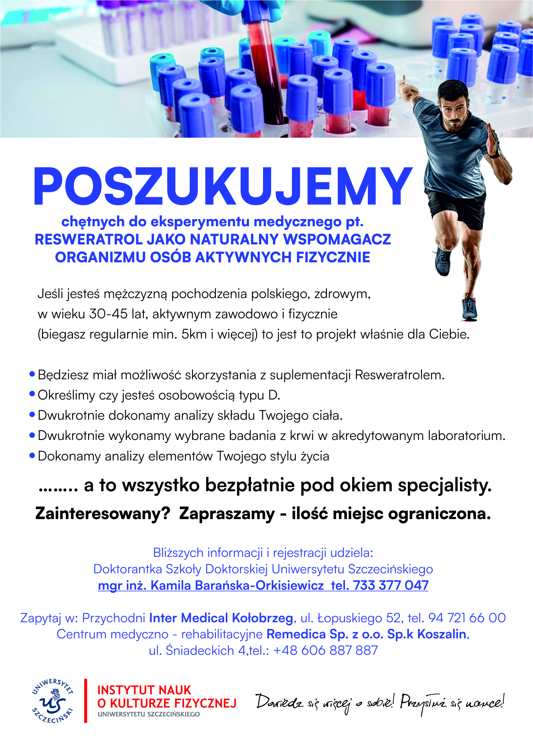 plakat z informacjami