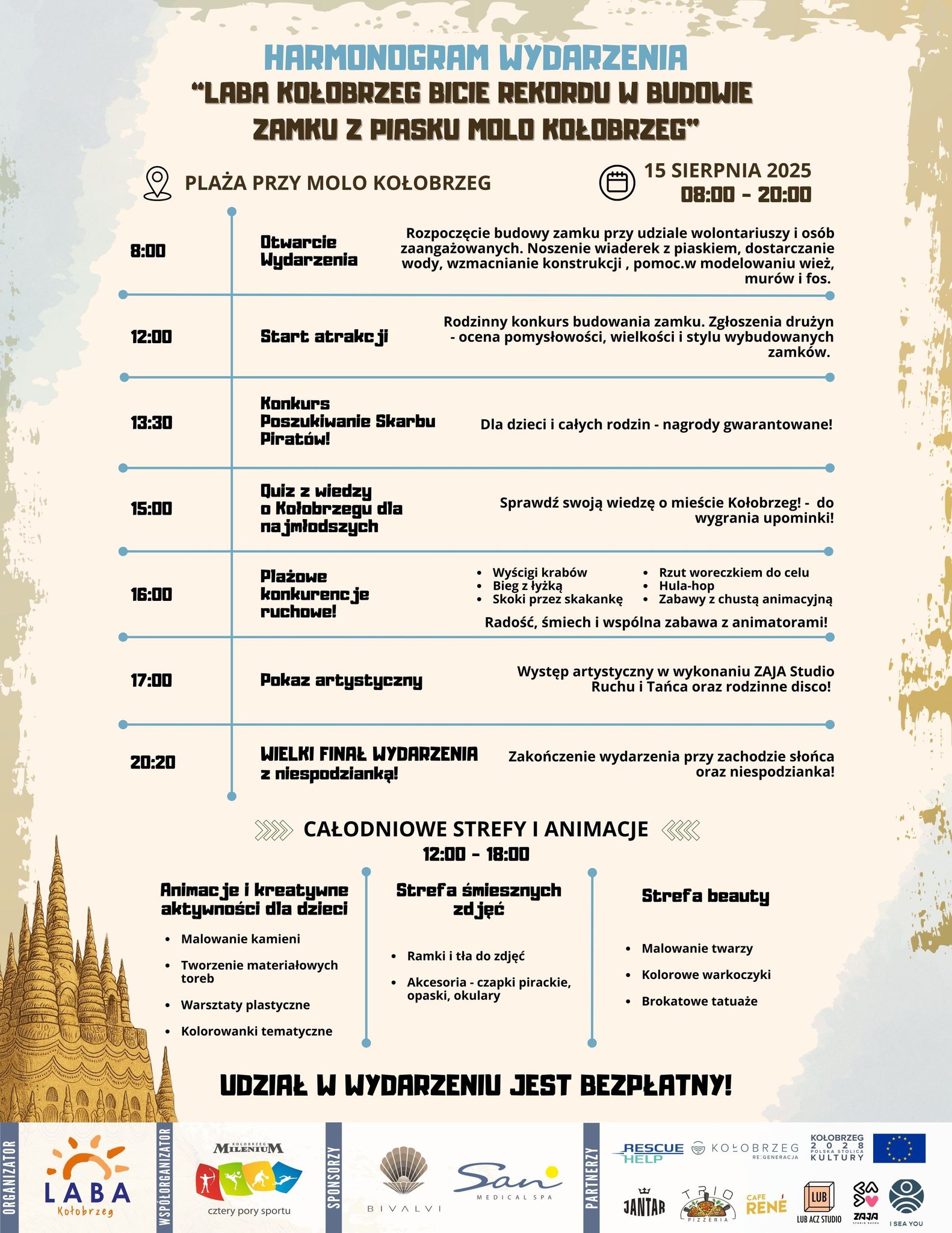 plakat z programem wydarzenia