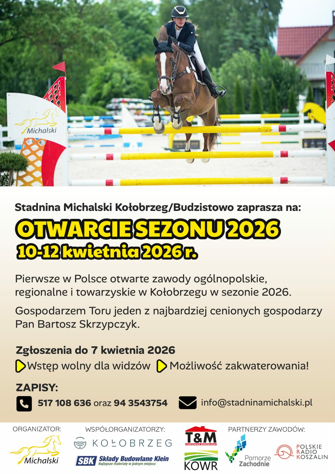 Plakat z informacjami