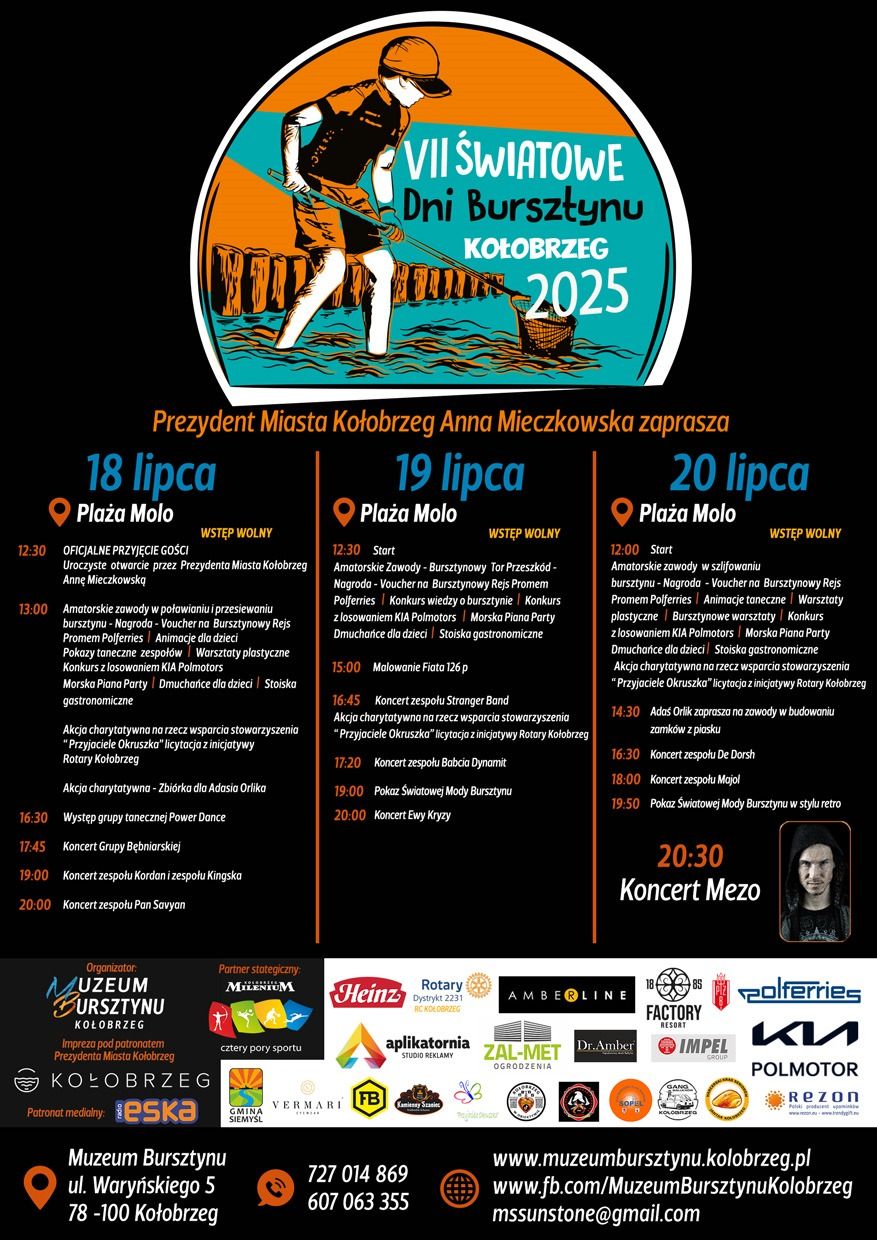 plakat z programem wydarzenia